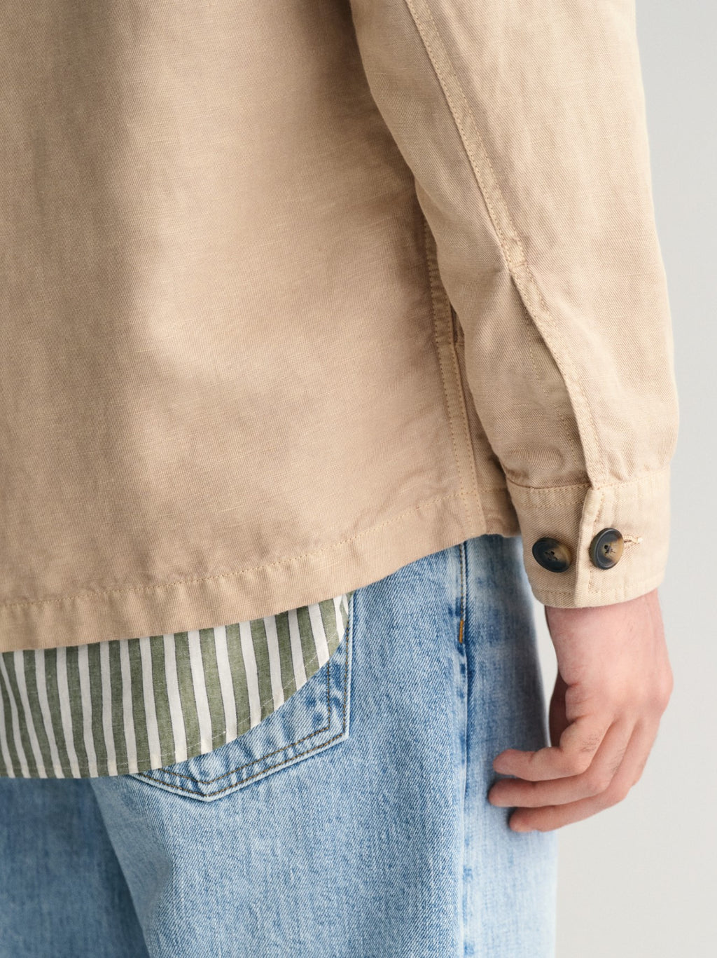 Mens Dry Sand Twill Overshirt