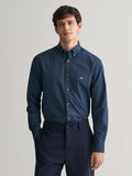 Mens Marine Micro Print Shirt