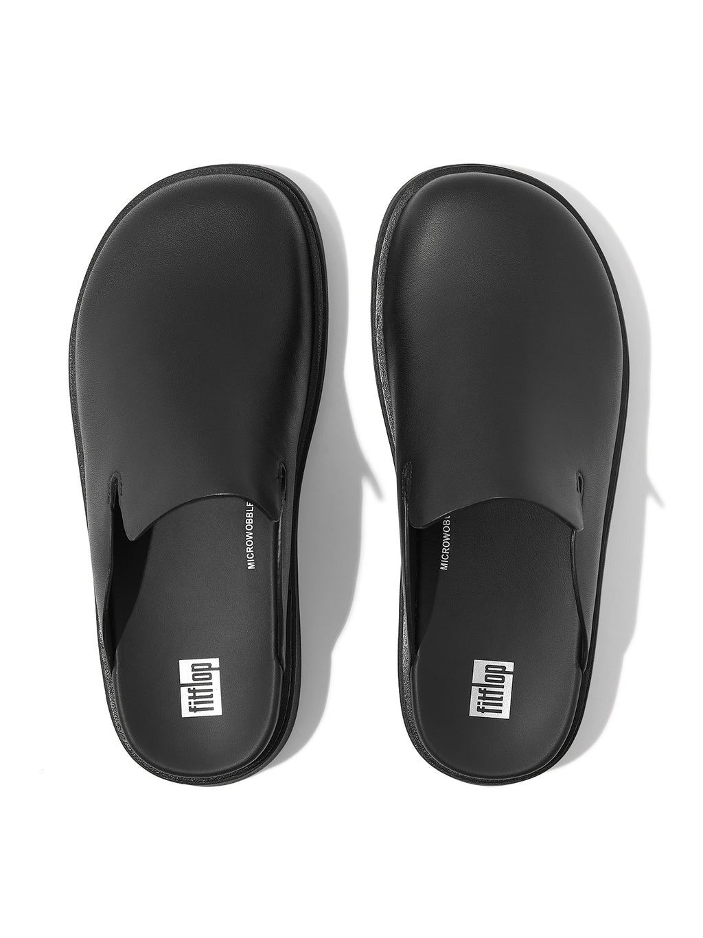 Womens All Black Gen-FF Leather Mule