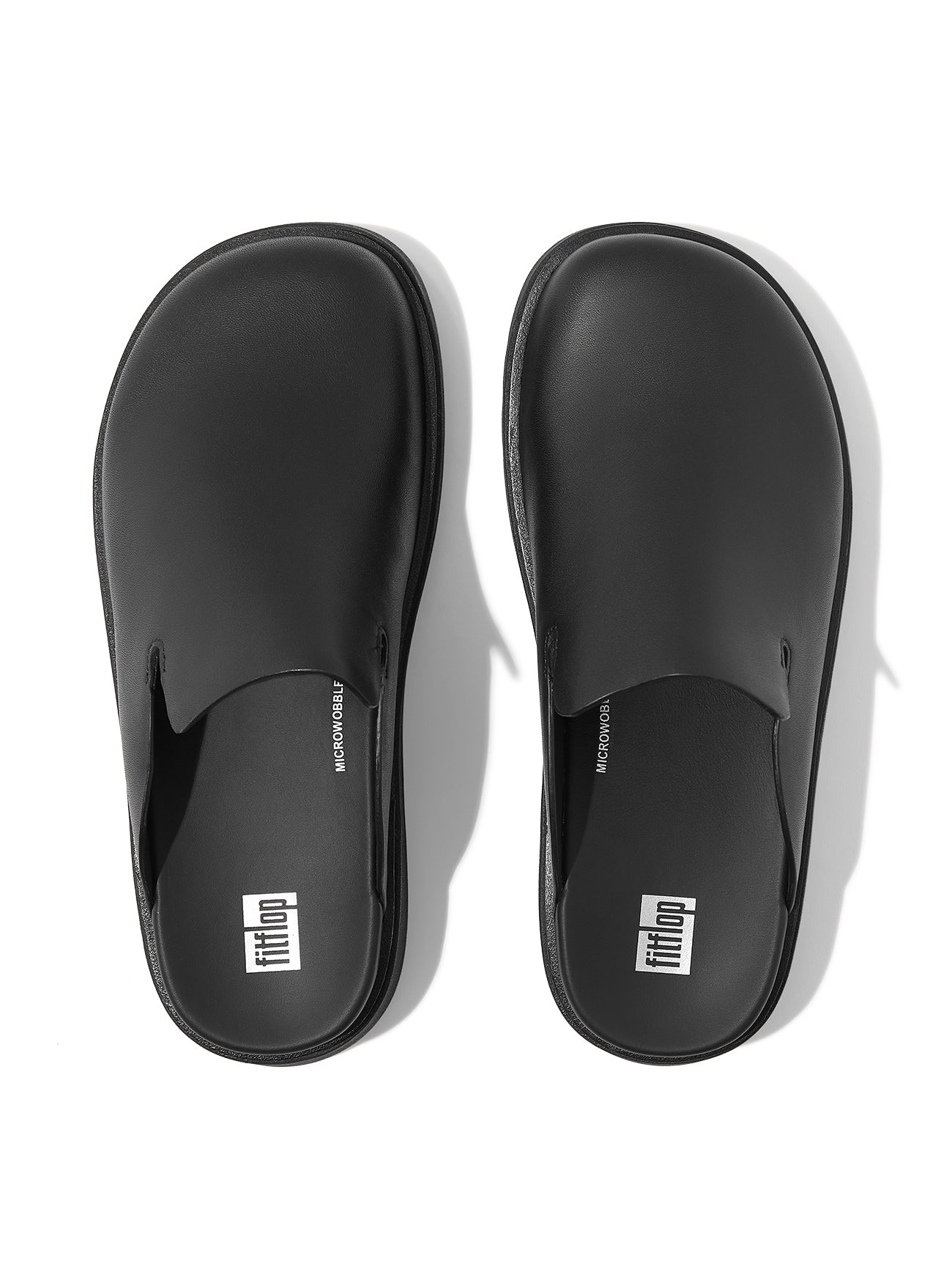 Womens All Black Gen-FF Leather Mule