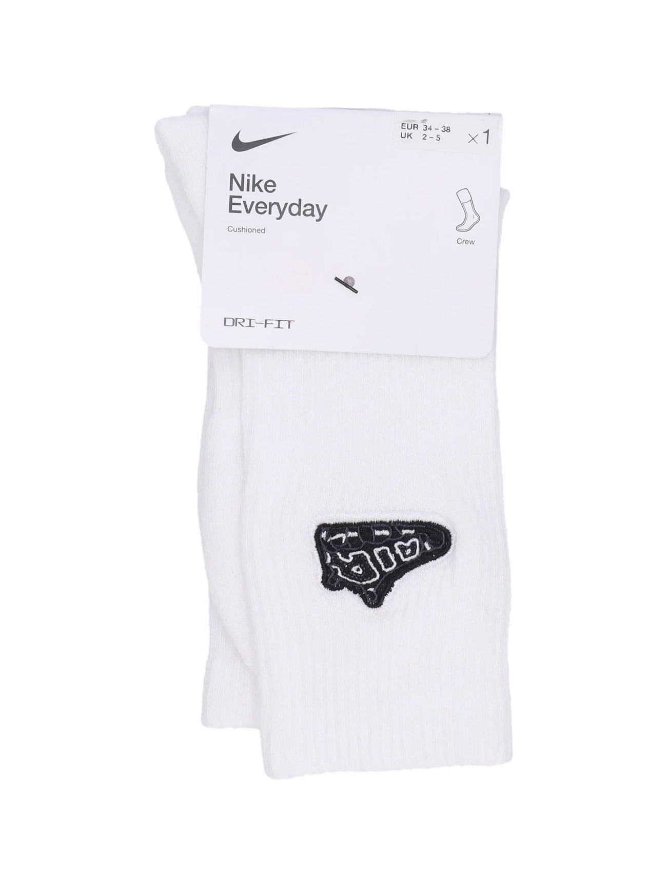 Mens White Everday Plus Cushioned Sock