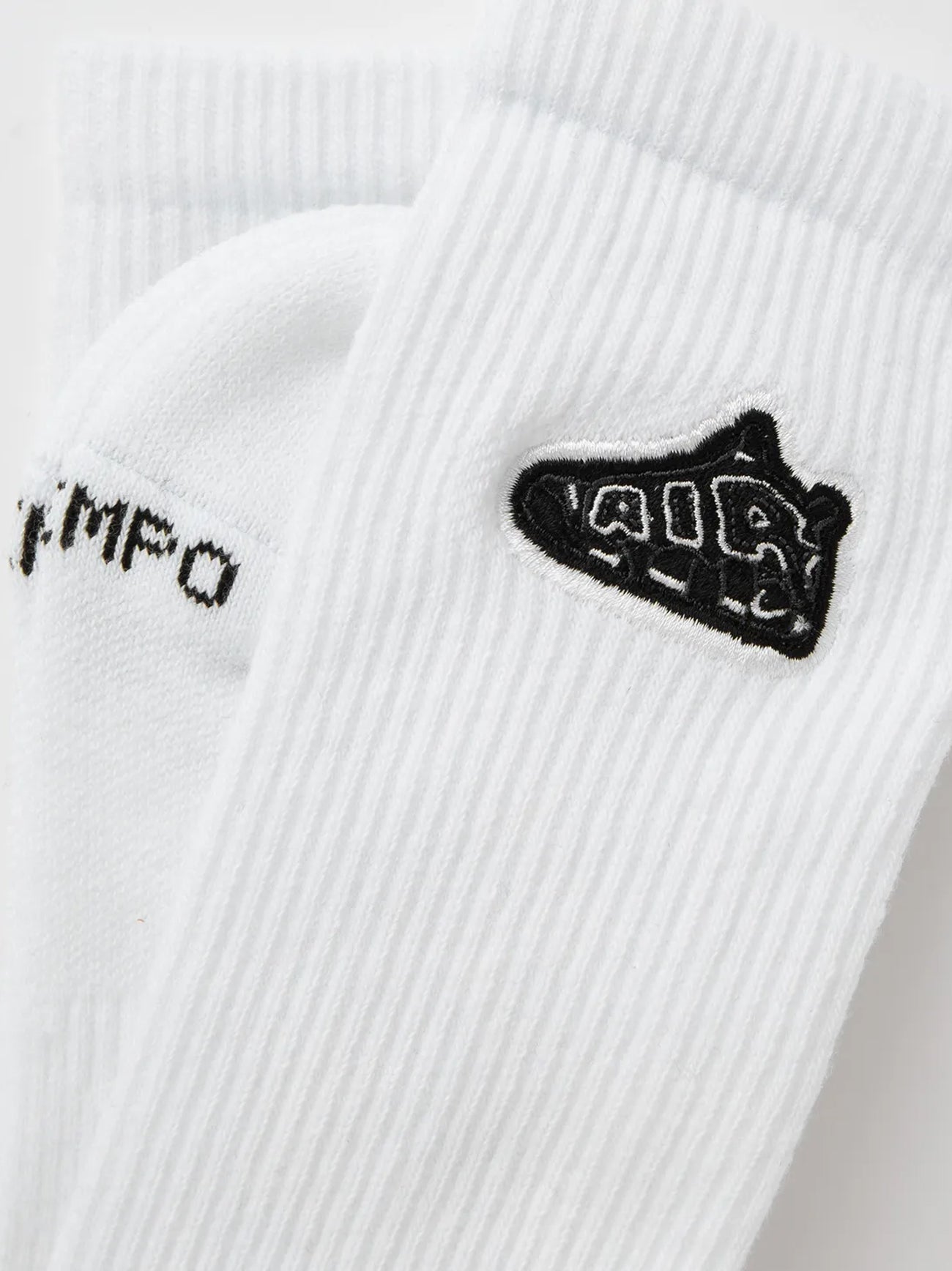 Mens White Everday Plus Cushioned Sock