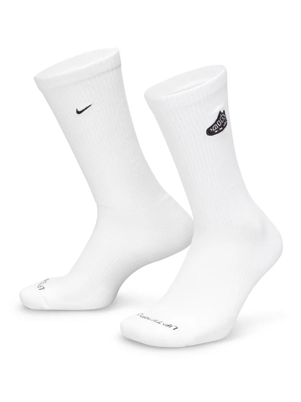 Mens White Everday Plus Cushioned Sock