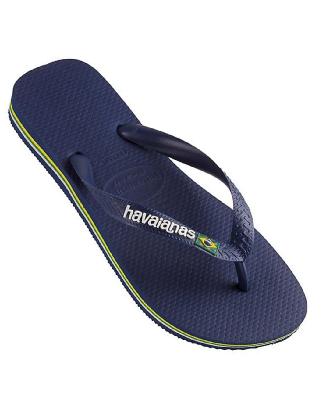 Unisex Navy Logo Brasil Slide
