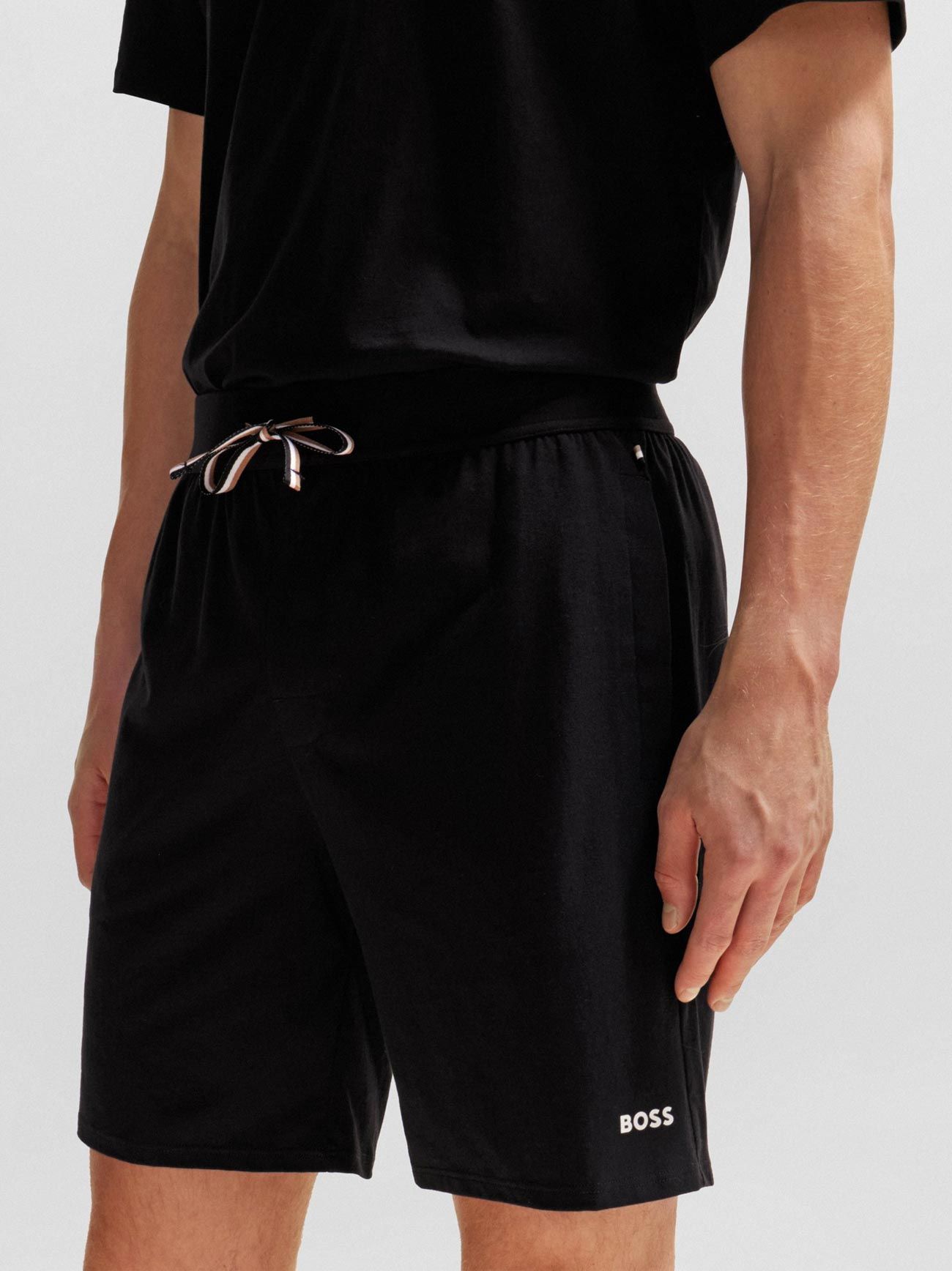 Mens Black Unique Short