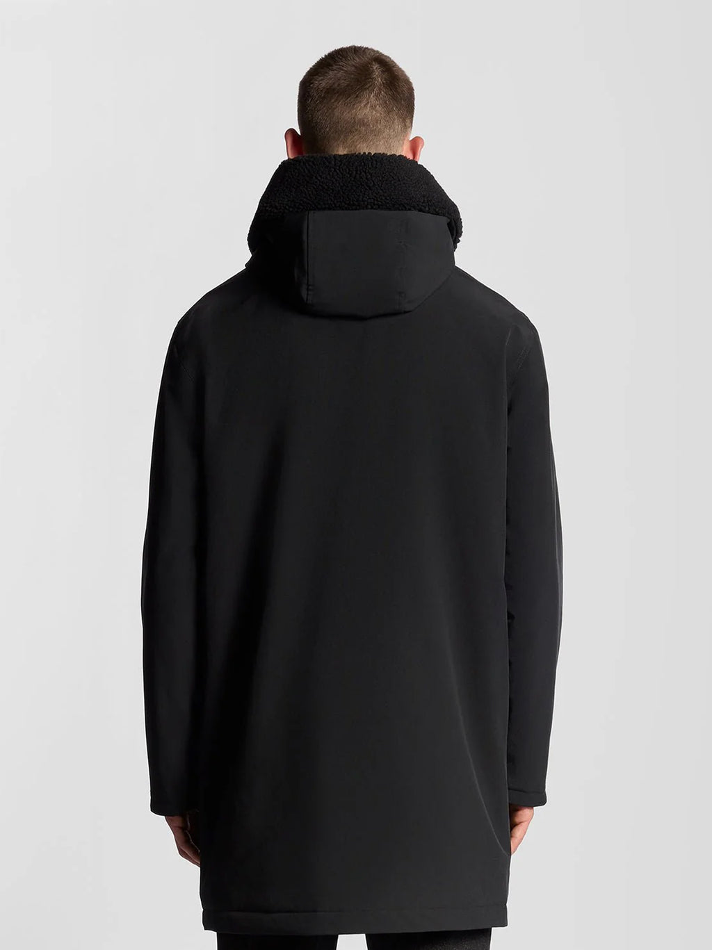 Mens Jet Black Cold Weather Parka