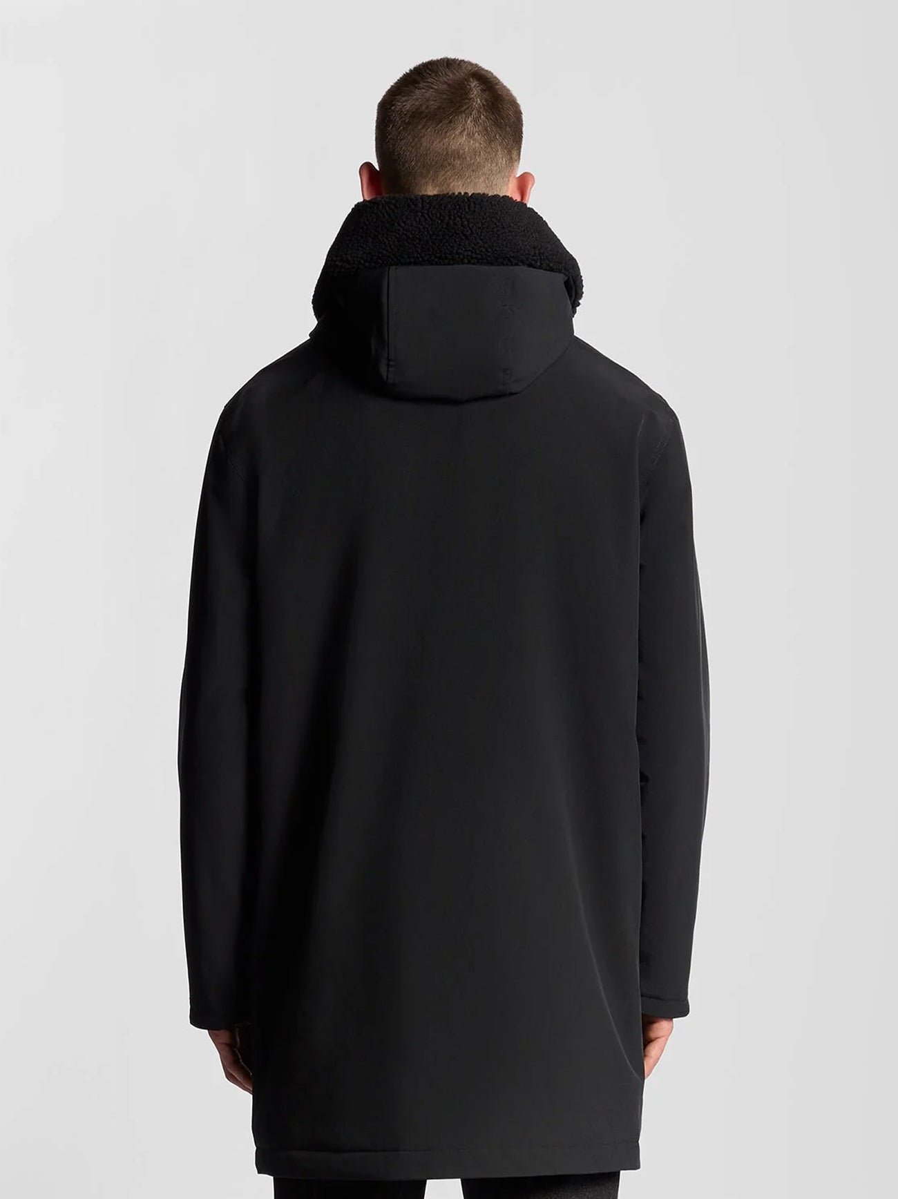 Mens Jet Black Cold Weather Parka