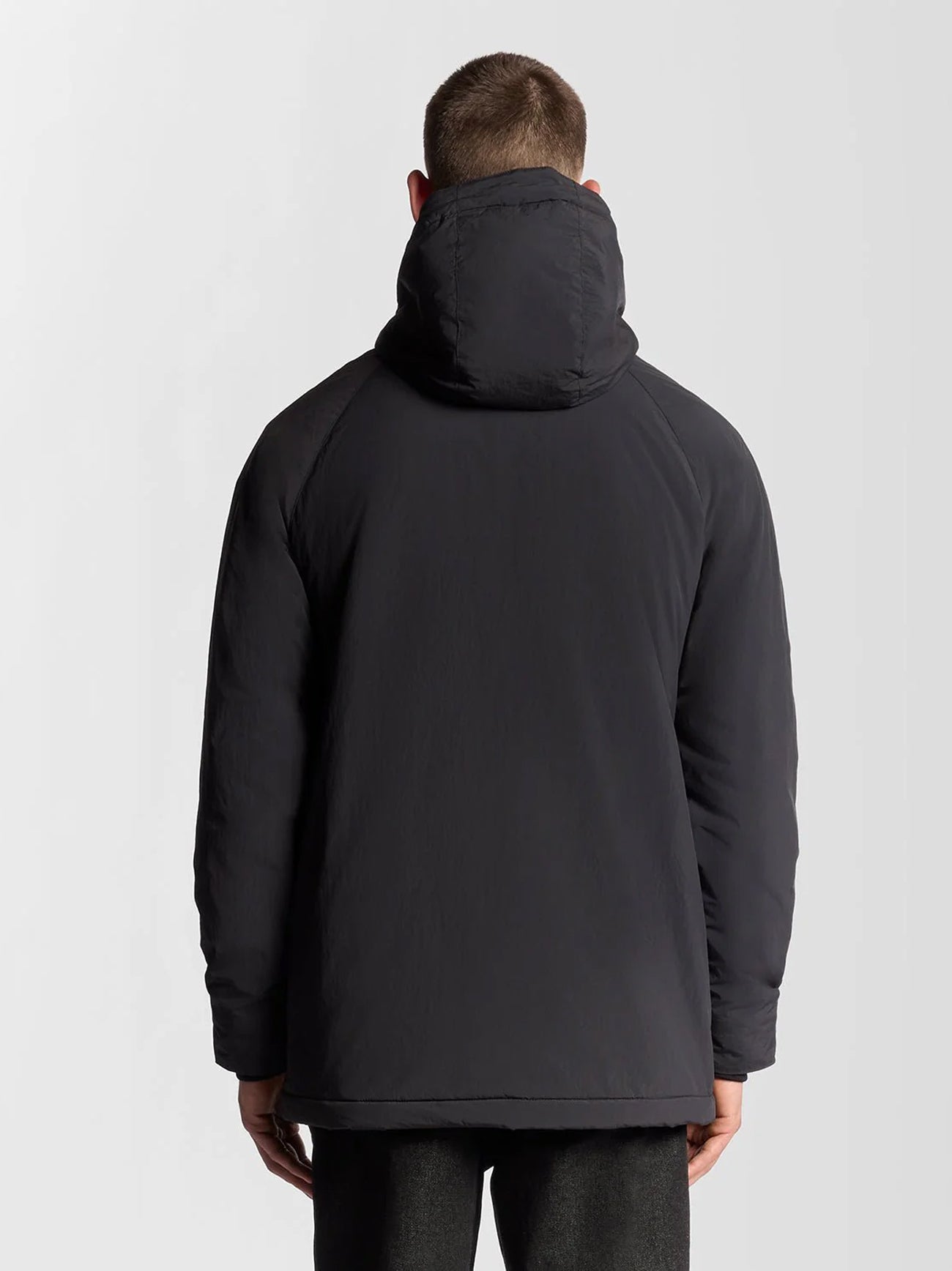 Mens Black Ice Tactical Wadded Parka