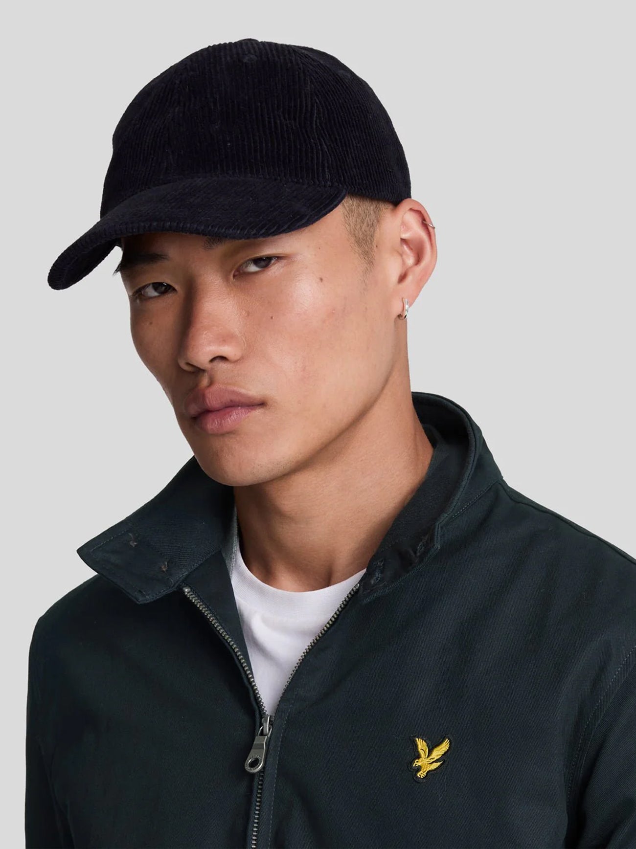 Mens Dark Navy Harrington Jacket