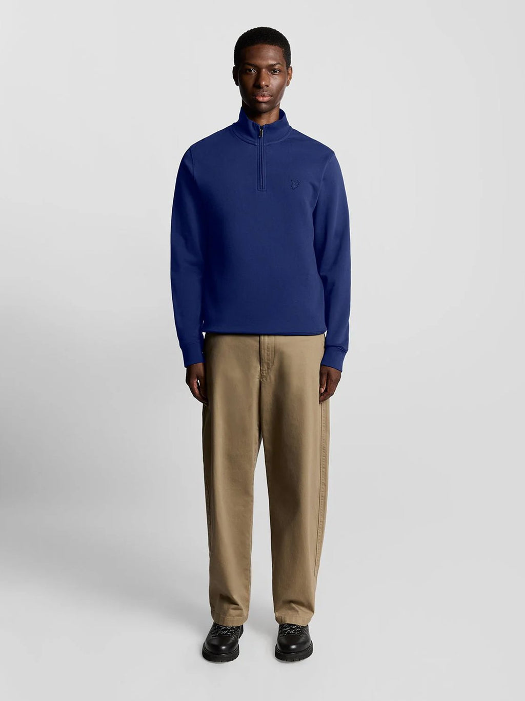 Mens Blueprint Superfine Quarter Zip Sweatshirt