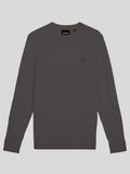 Mens Iron Gate Tonal Superfine Crew Neck Jumper