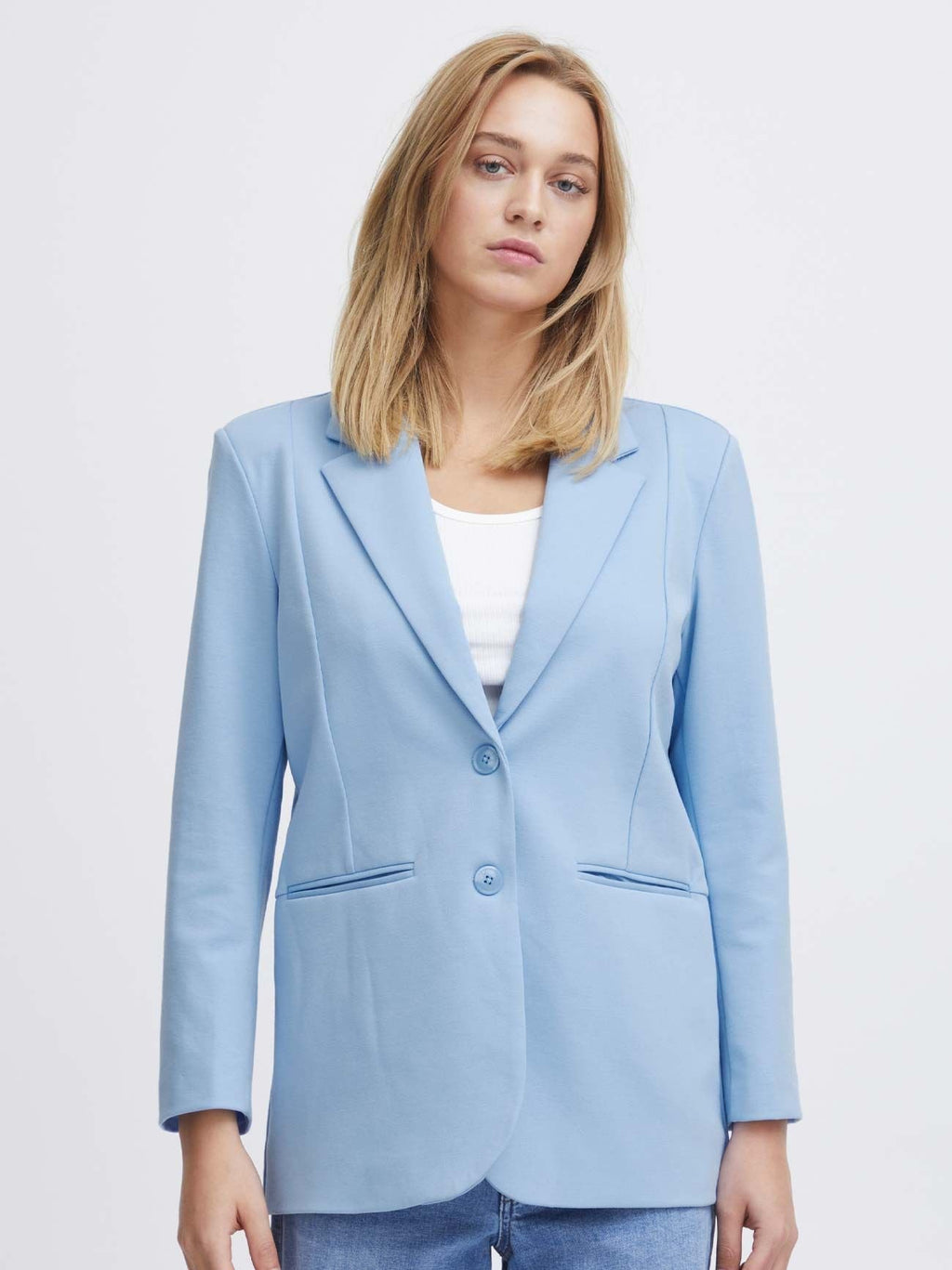 Womens Della Robbia Blue Kate Oversized Blazer
