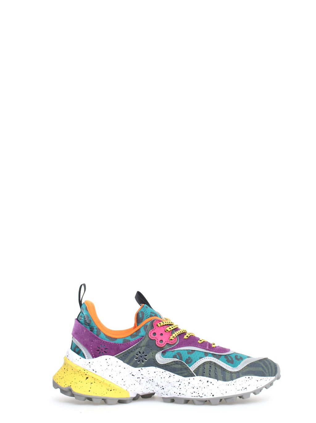 Womens Animal Print Military Green Bottle Violet Kotetsu Trainer