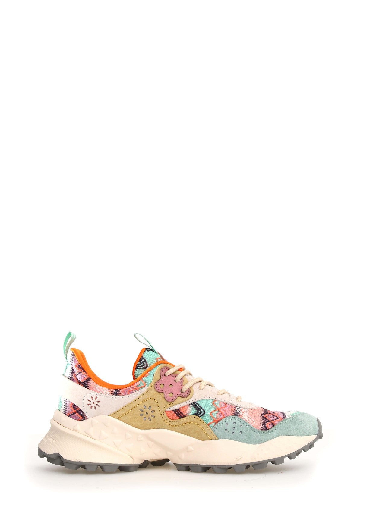 Womens Aquamarine Zucca Cream Kotetsu Trainer