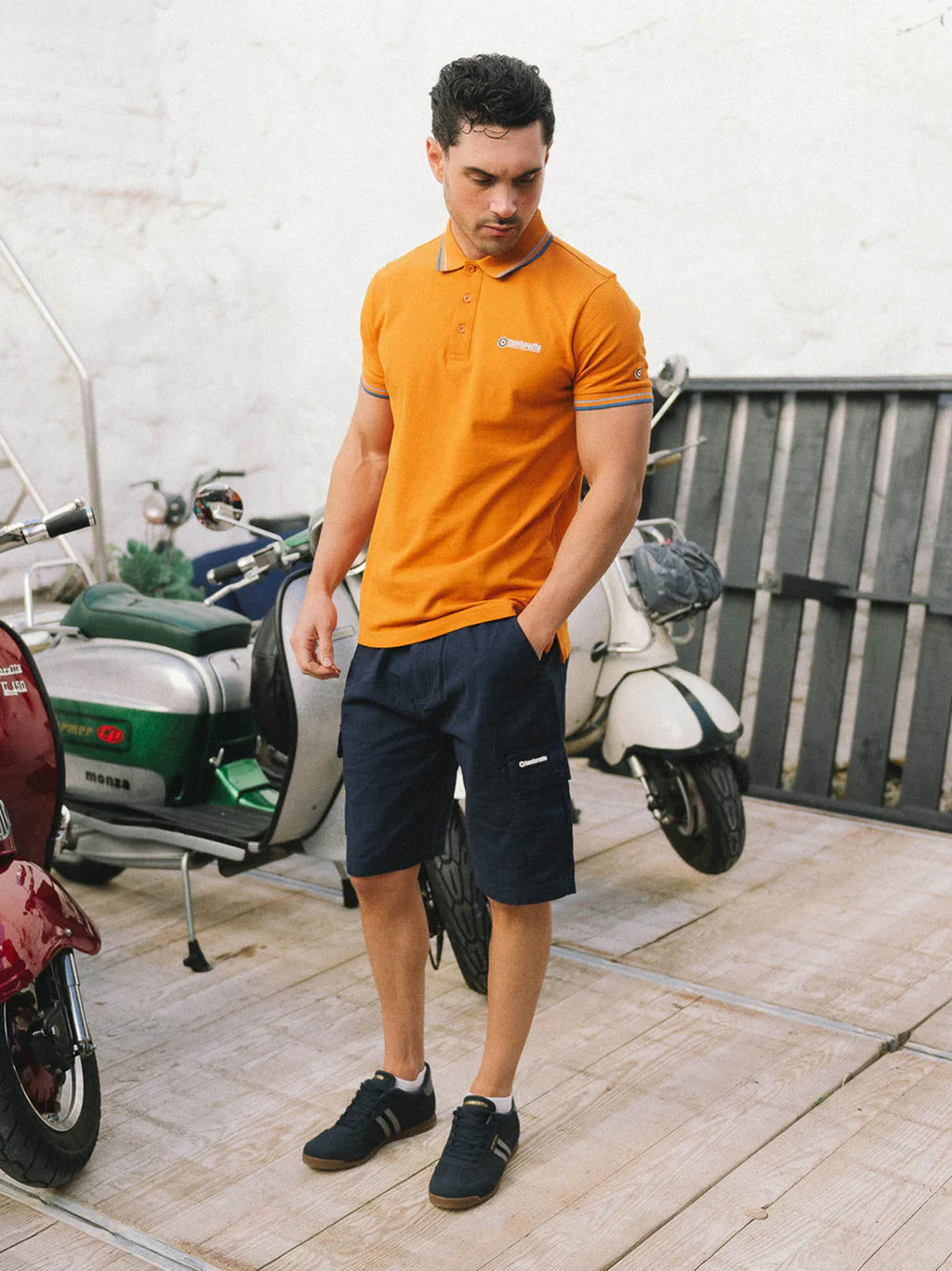 Mens Navy Charcoal Tackle Trainer