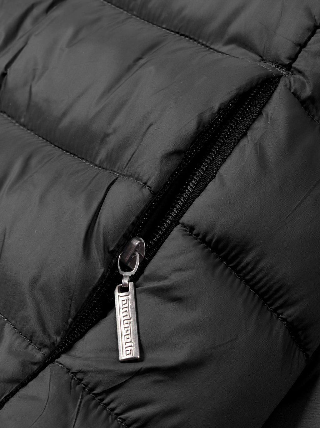 Mens Black Hooded Puffer Jacket