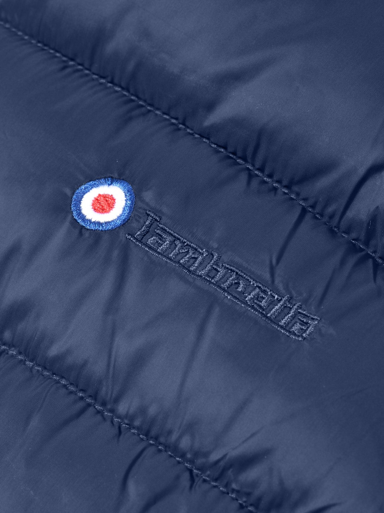 Mens Navy Hooded Puffer Jacket