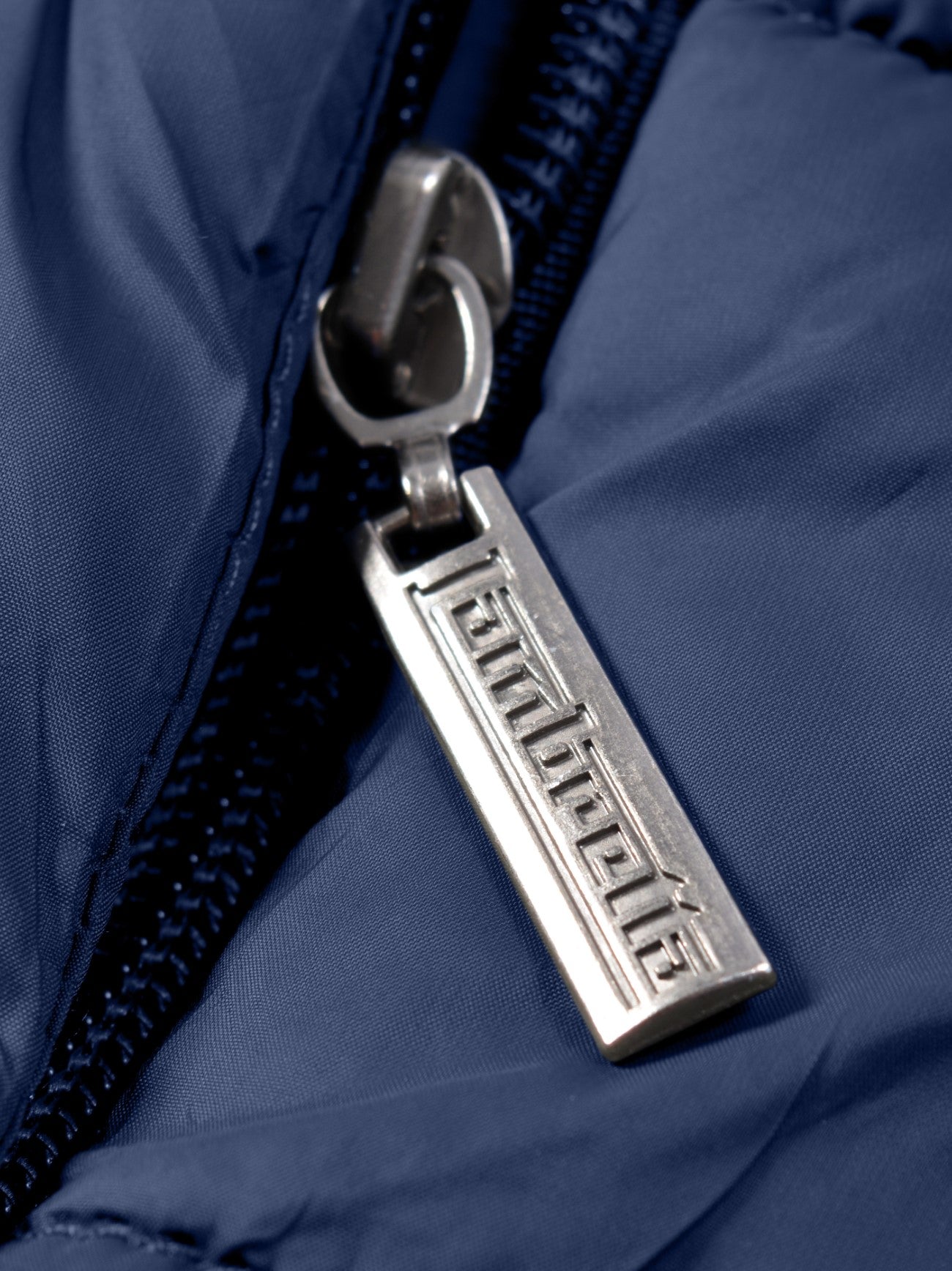 Mens Navy Hooded Puffer Jacket