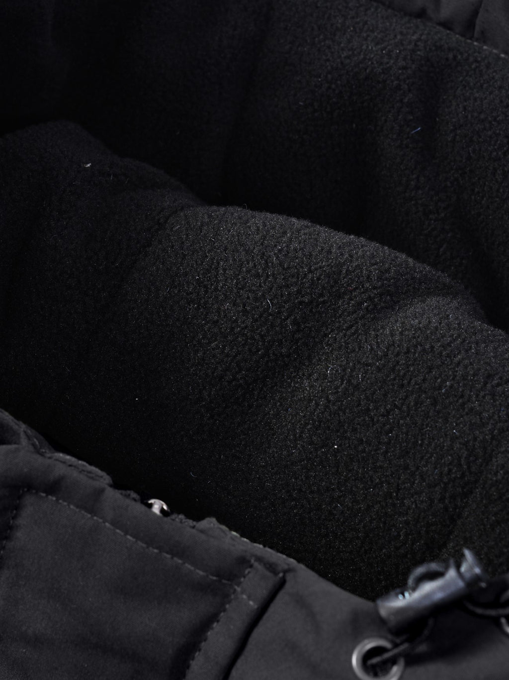 Mens Black Hooded Padded Jacket