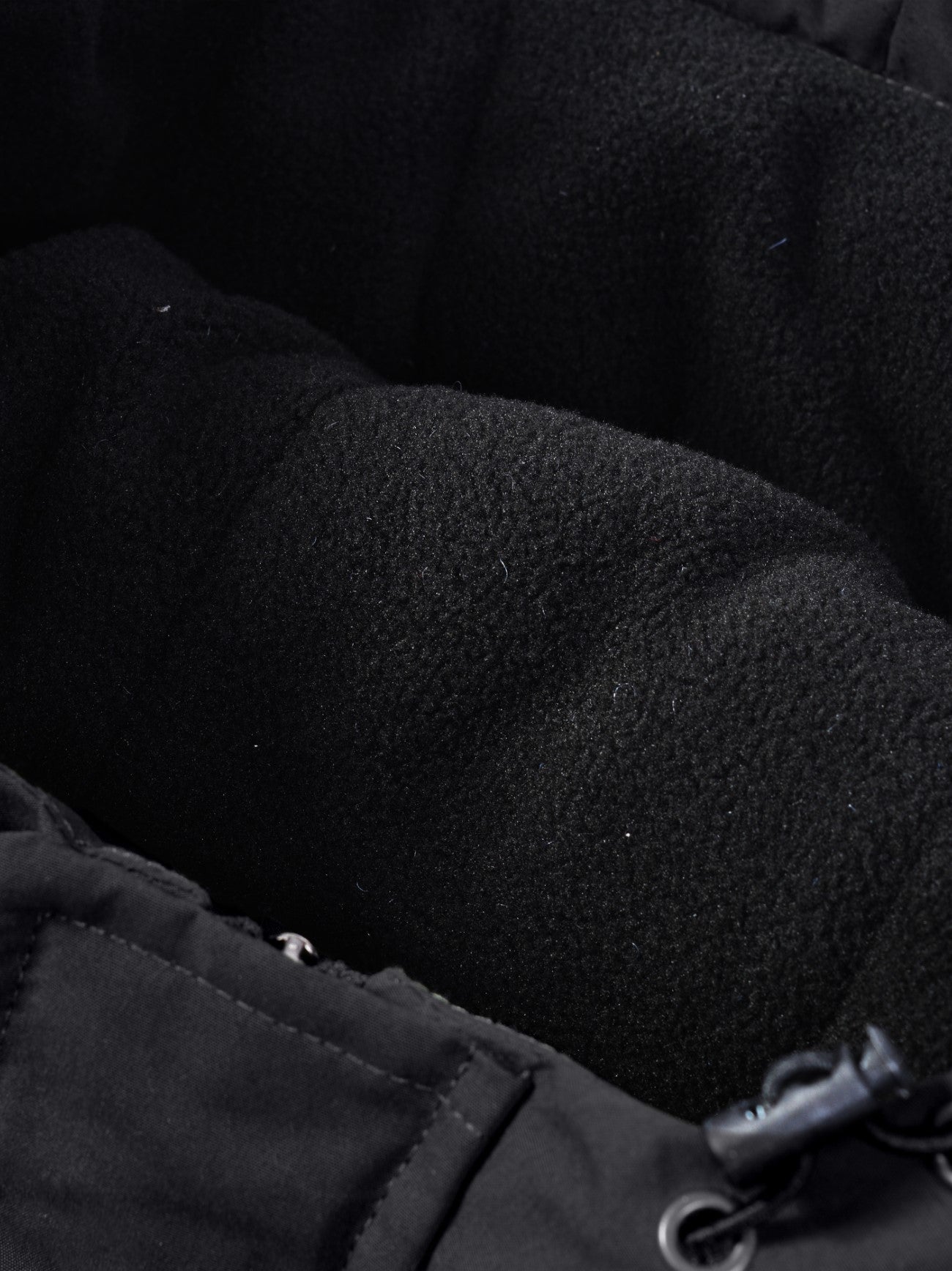 Mens Black Hooded Padded Jacket