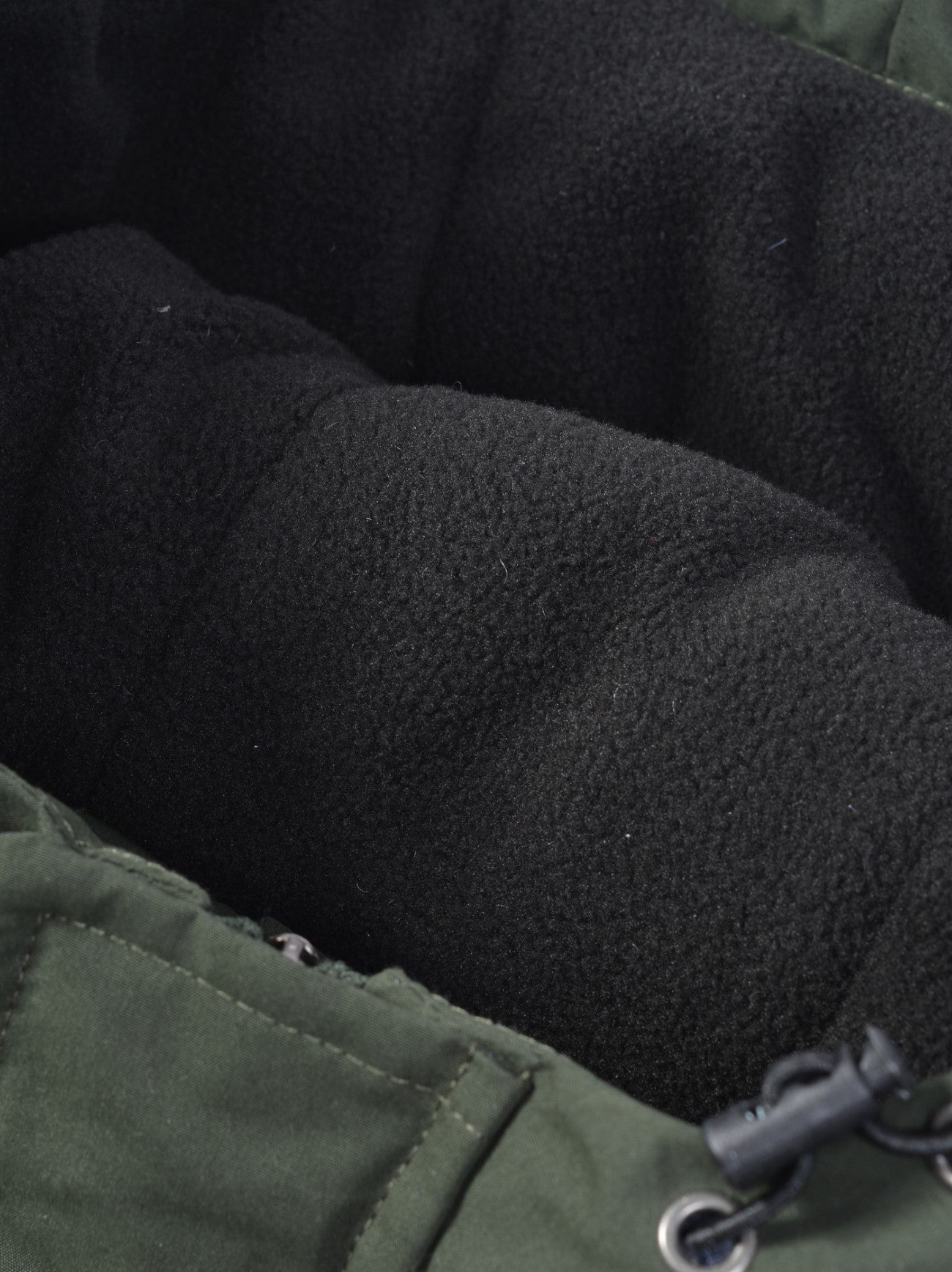 Mens Khaki Hooded Padded Jacket