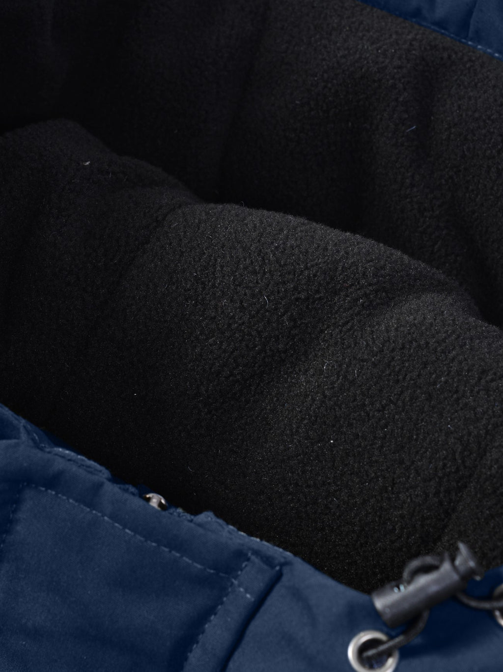 Mens Navy Hooded Padded Jacket