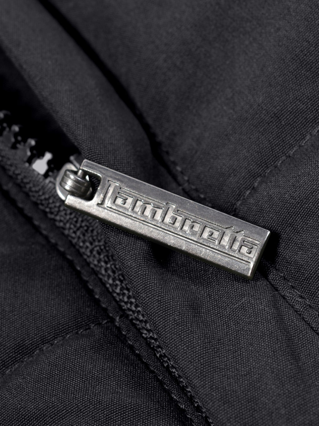 Mens Black Padded Parka Jacket