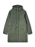 Mens Khaki Padded Parka Jacket