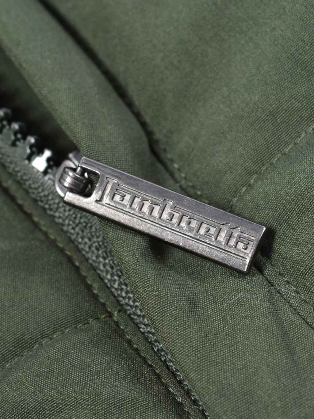 Mens Khaki Padded Parka Jacket