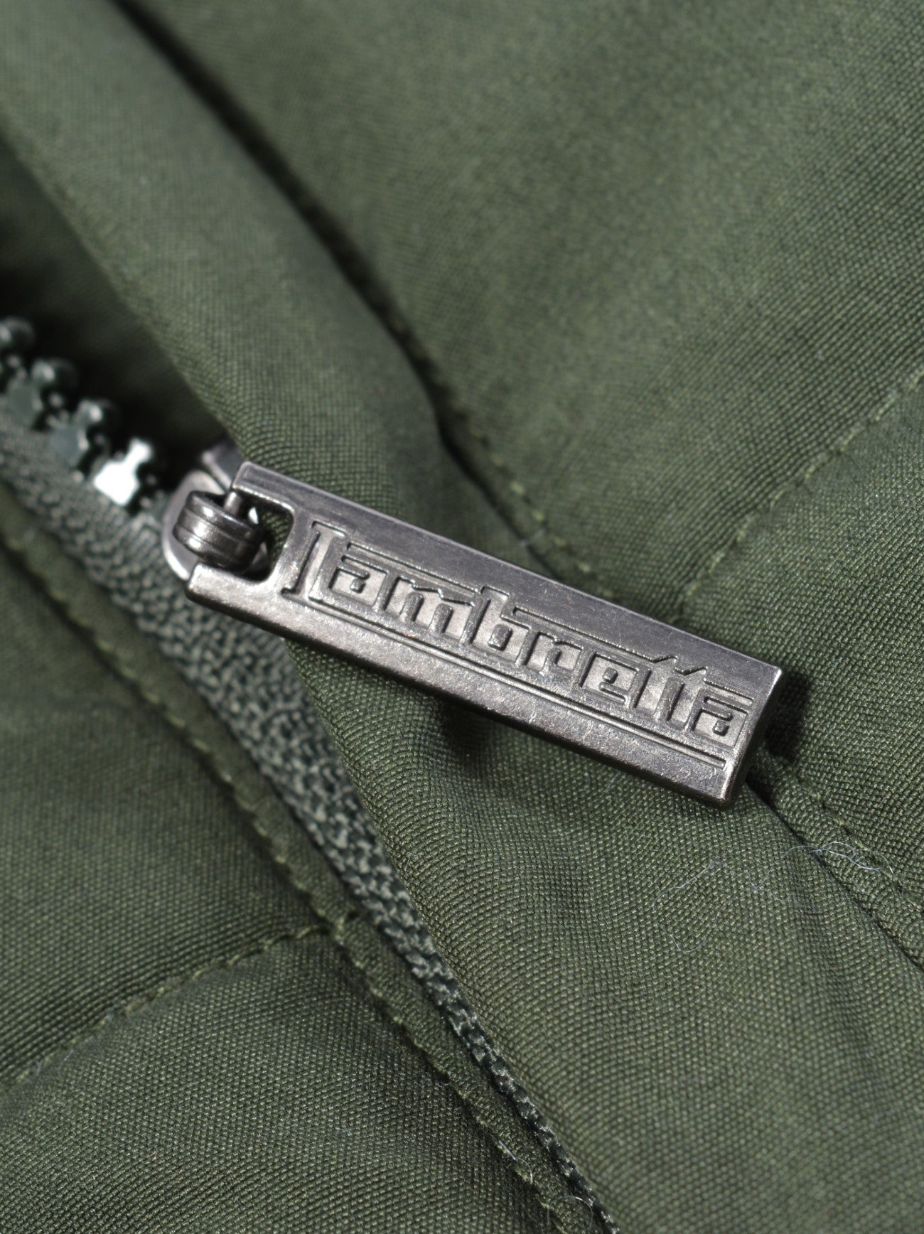 Mens Khaki Padded Parka Jacket