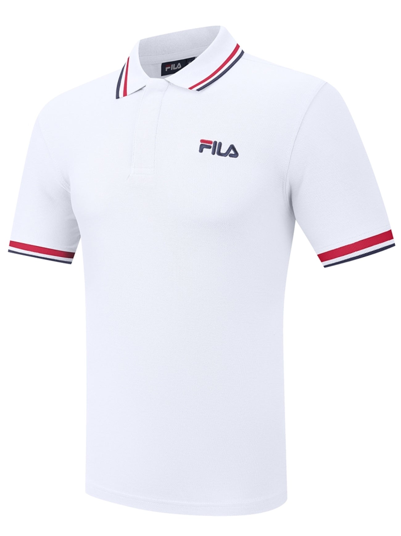 Mens White Bowey Graphic Polo Shirt