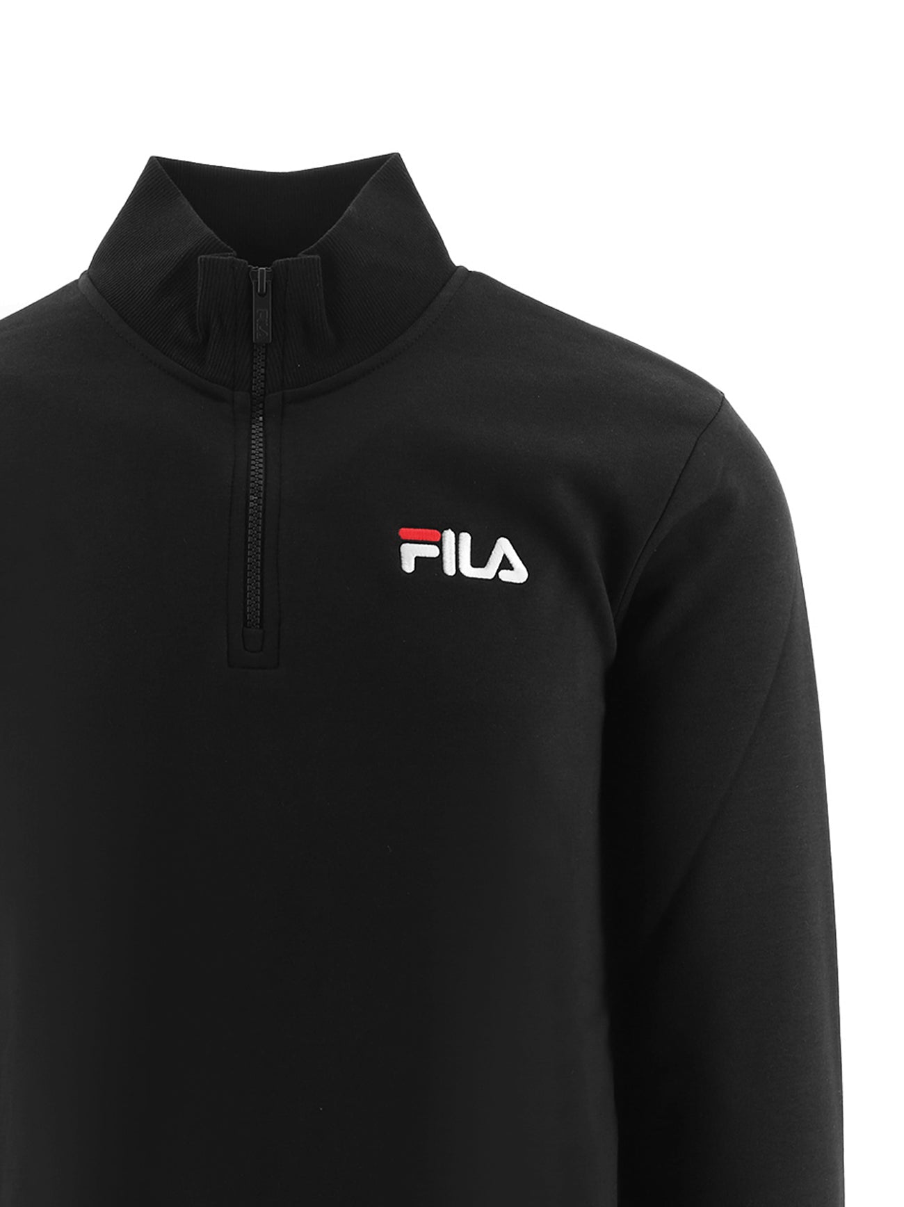 Mens Black Adam Quarter Zip Sweatshirt