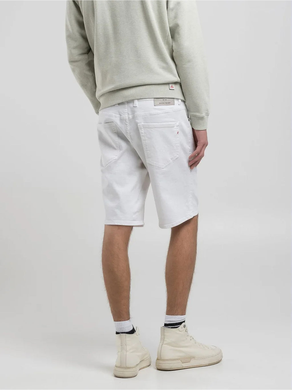 Mens White Grover Short