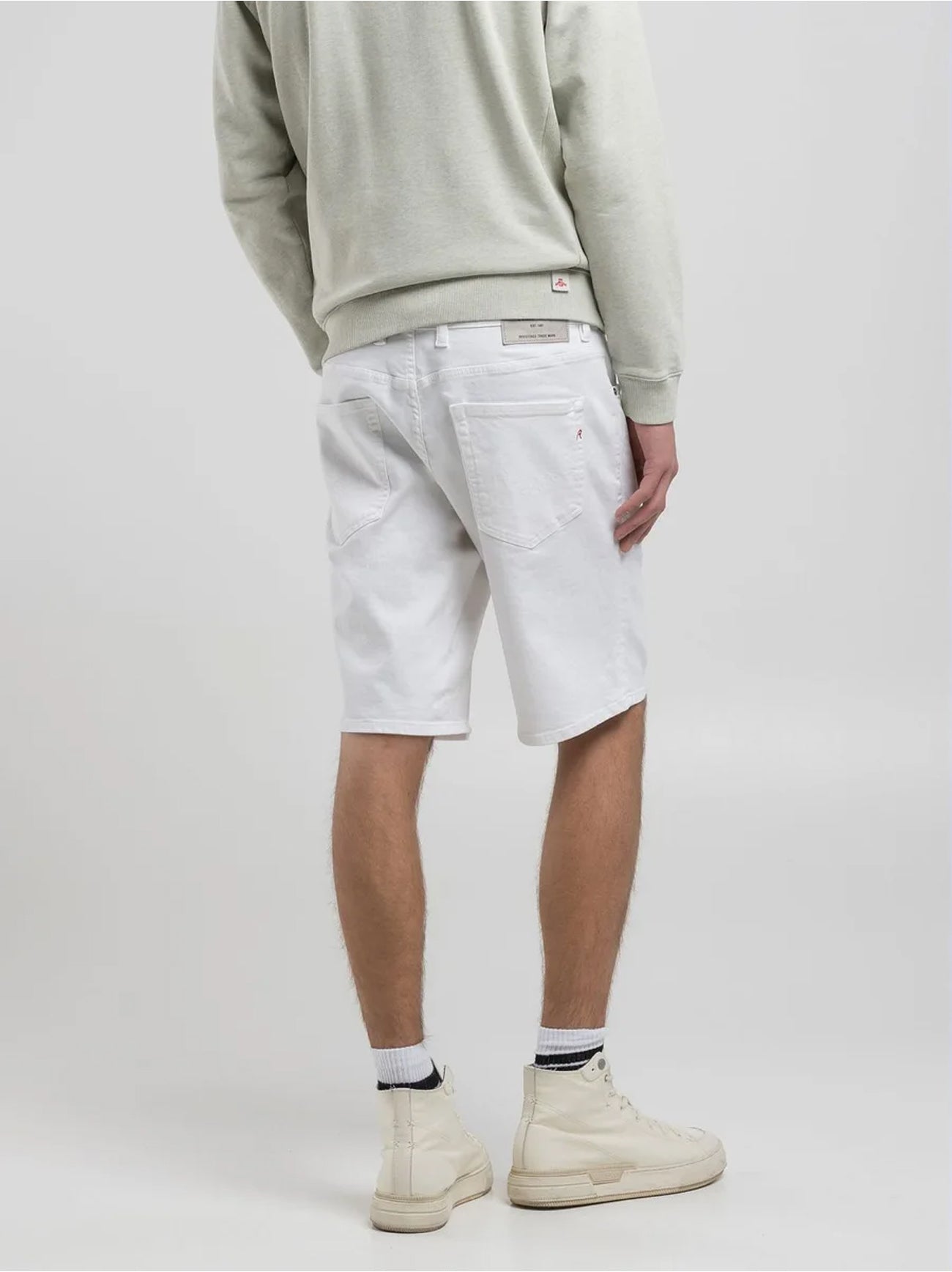 Mens White Grover Short