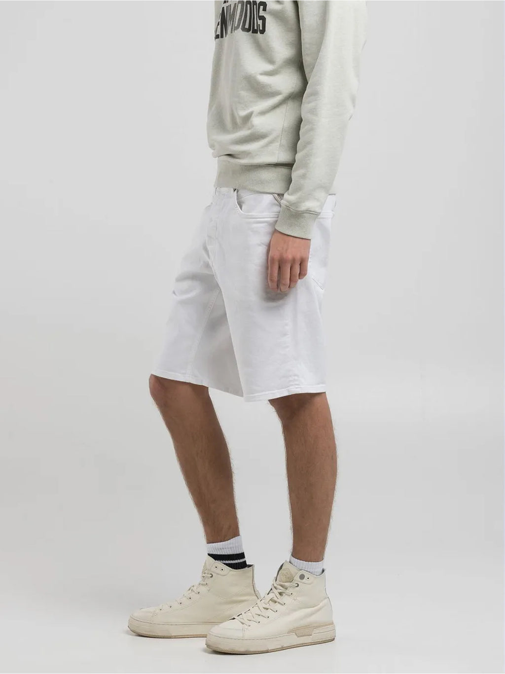 Mens White Grover Short
