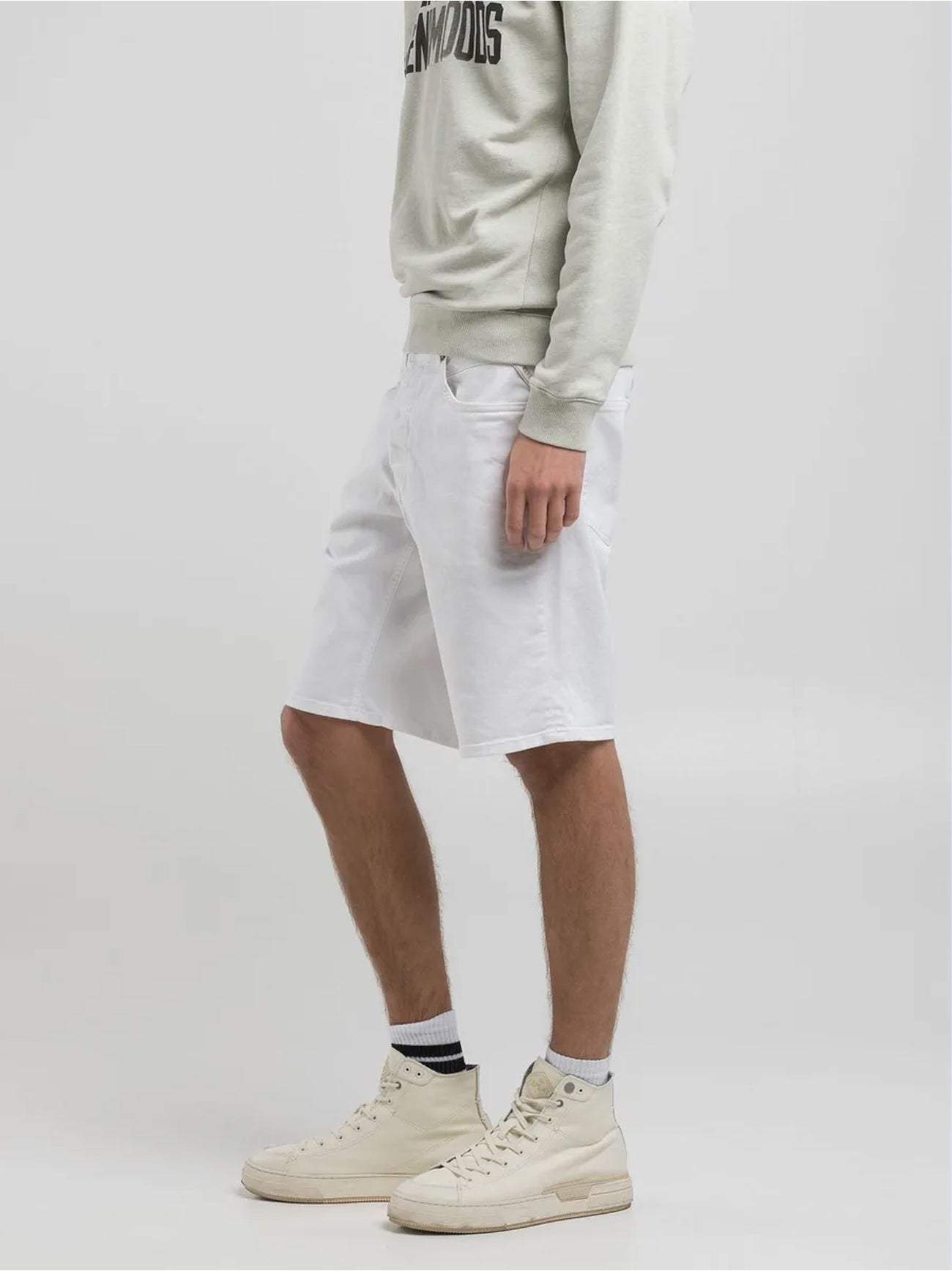 Mens White Grover Short