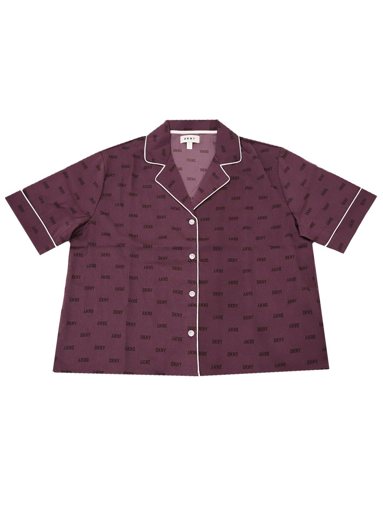 Womens Sapphire Monogram Pyjama Set