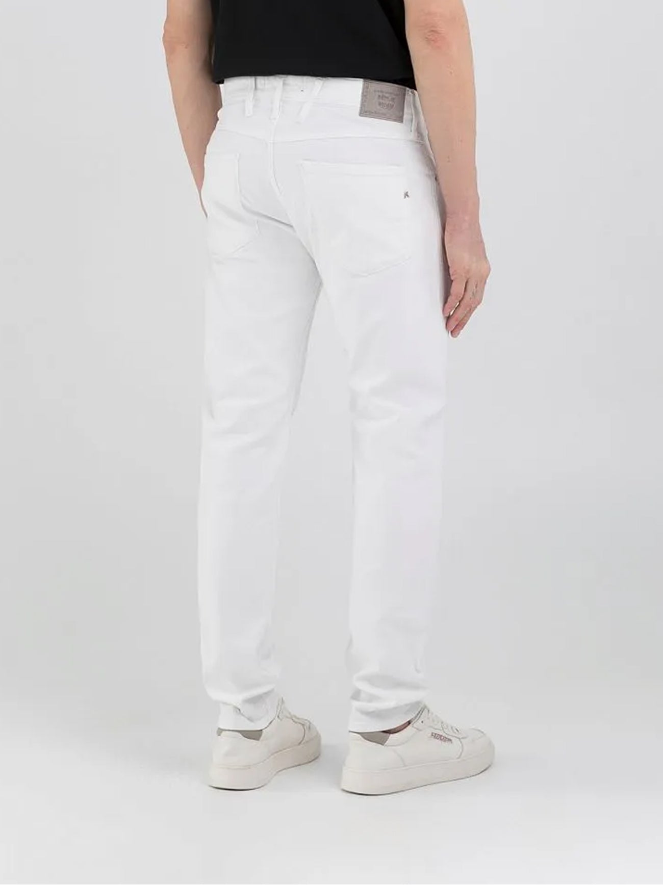Mens White Anbass Jean
