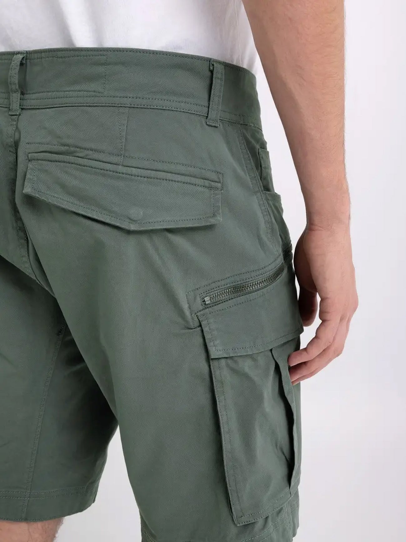Mens Aviator Green Joe Short