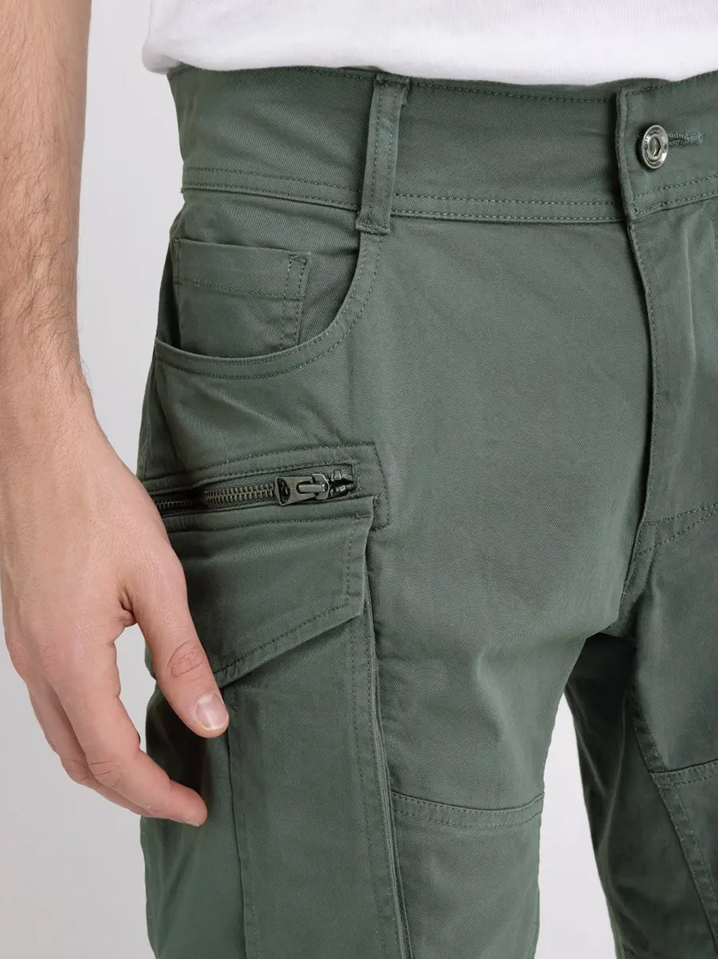 Mens Aviator Green Joe Short