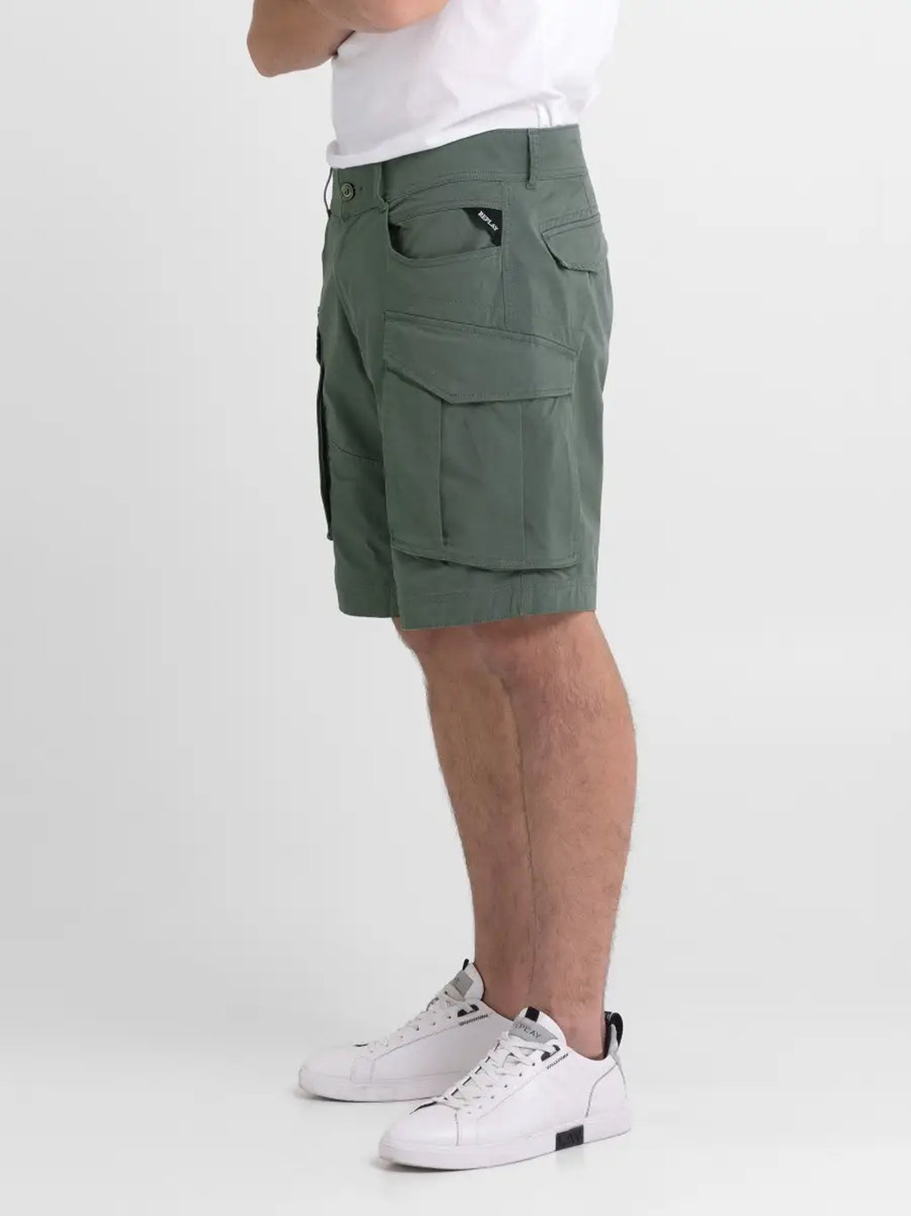 Mens Aviator Green Joe Short