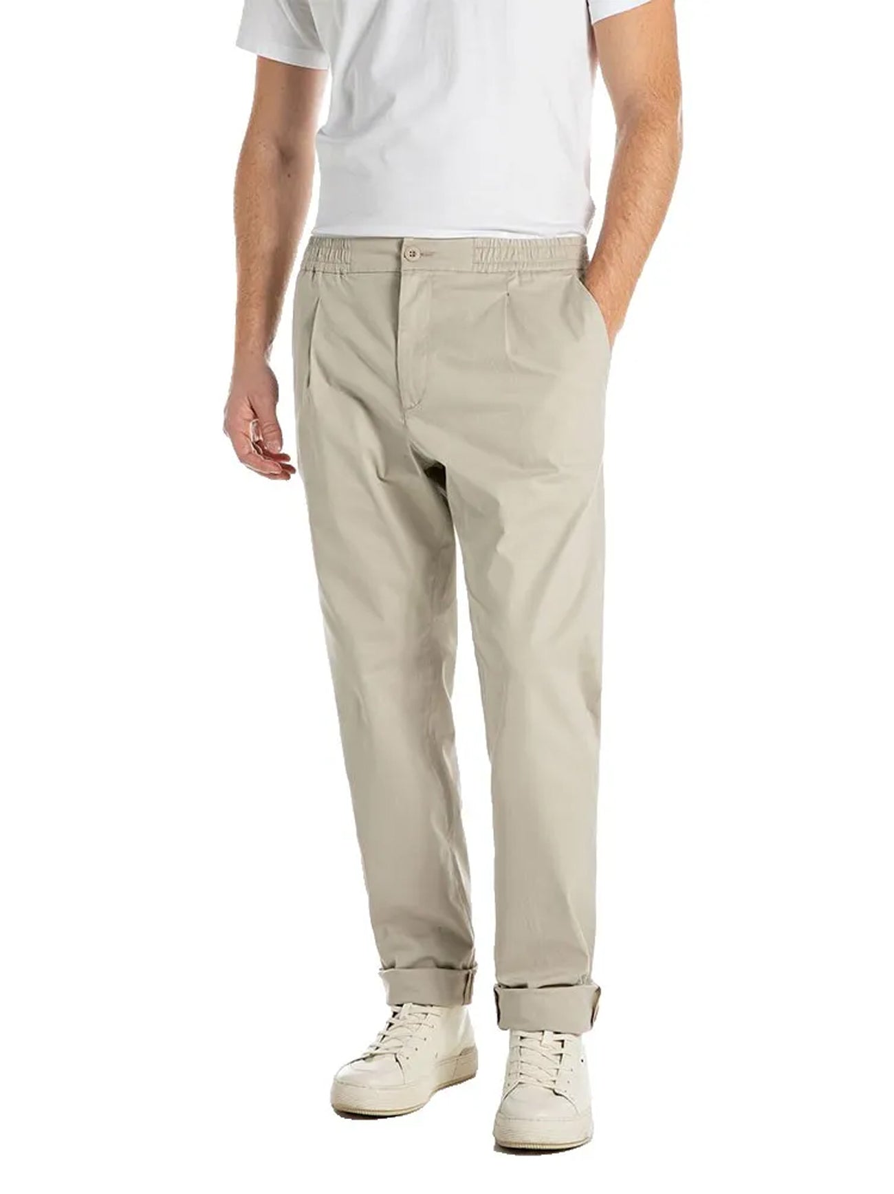 Mens Khaki Adhann Chino