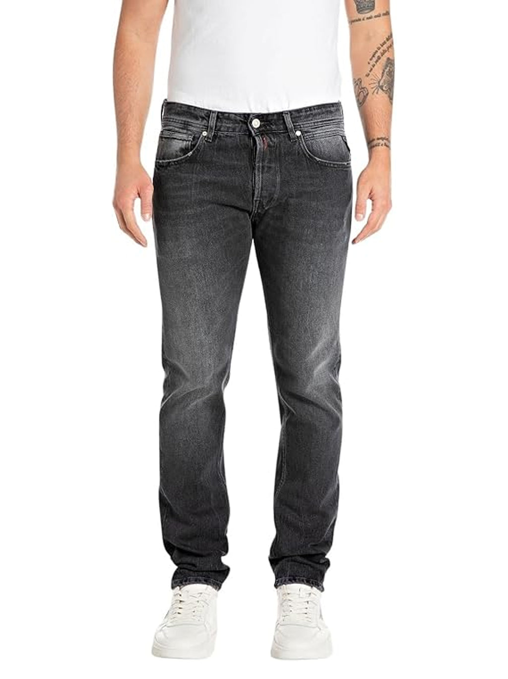 Mens Black Delavè Grover Jean