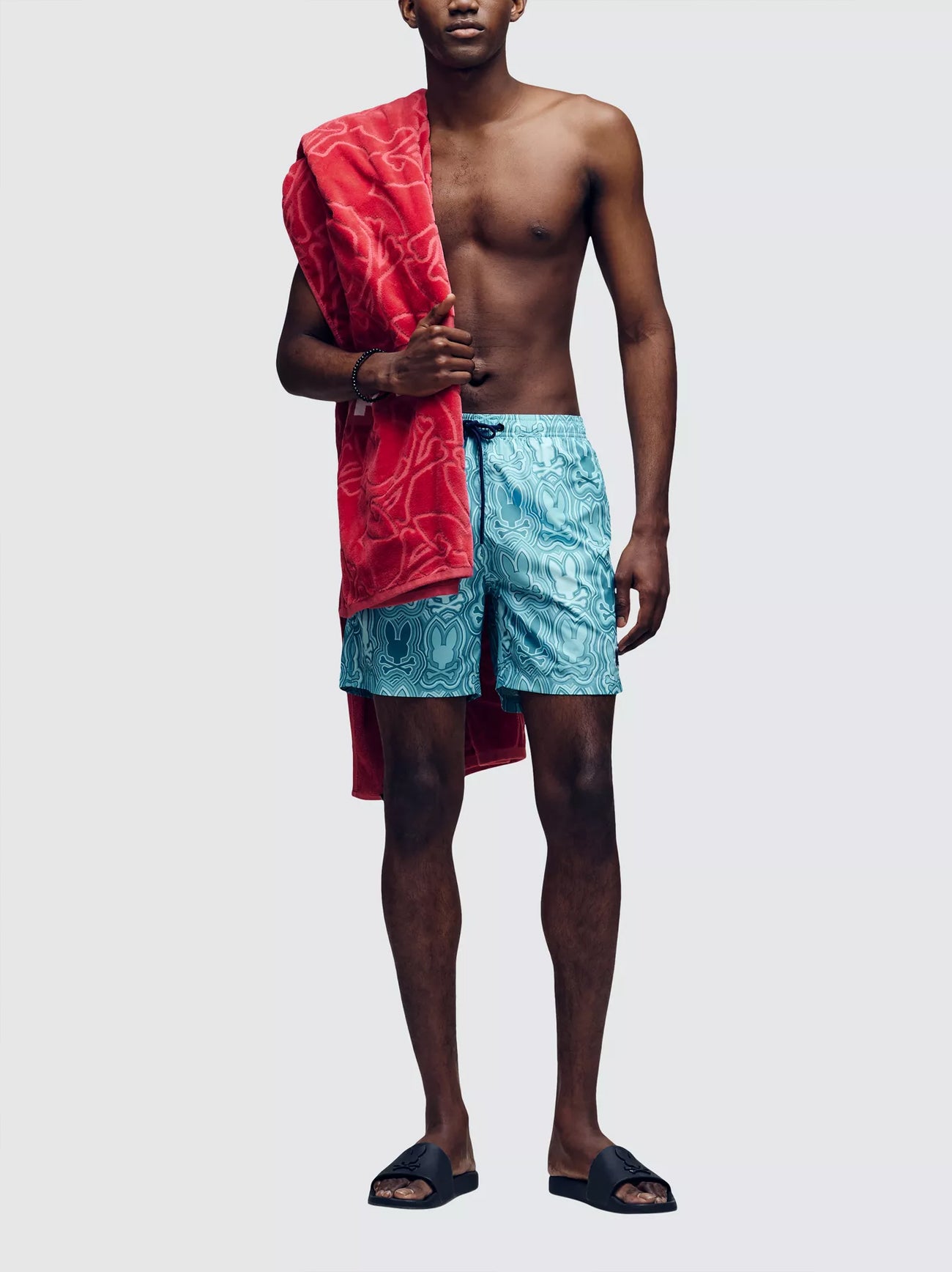 Mens Milky Blue Chuck Lightweight Swim Short