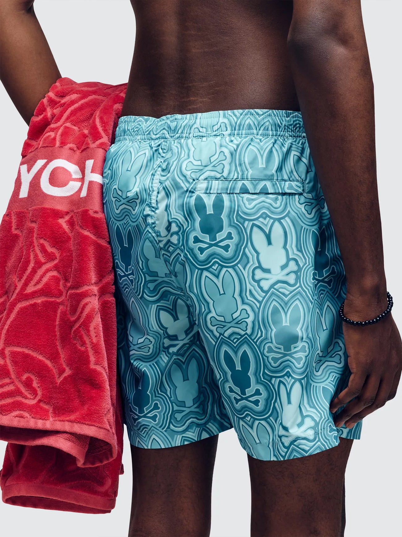 Mens Milky Blue Chuck Lightweight Swim Short