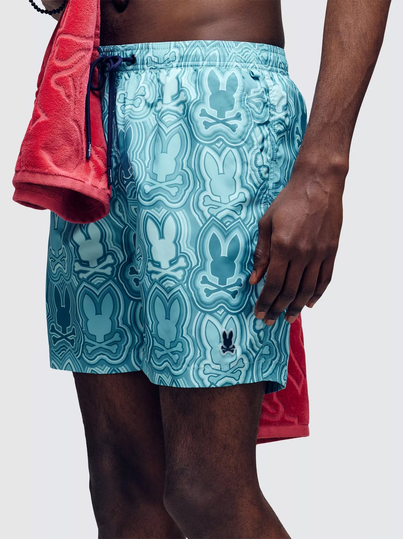 Mens Milky Blue Chuck Lightweight Swim Short