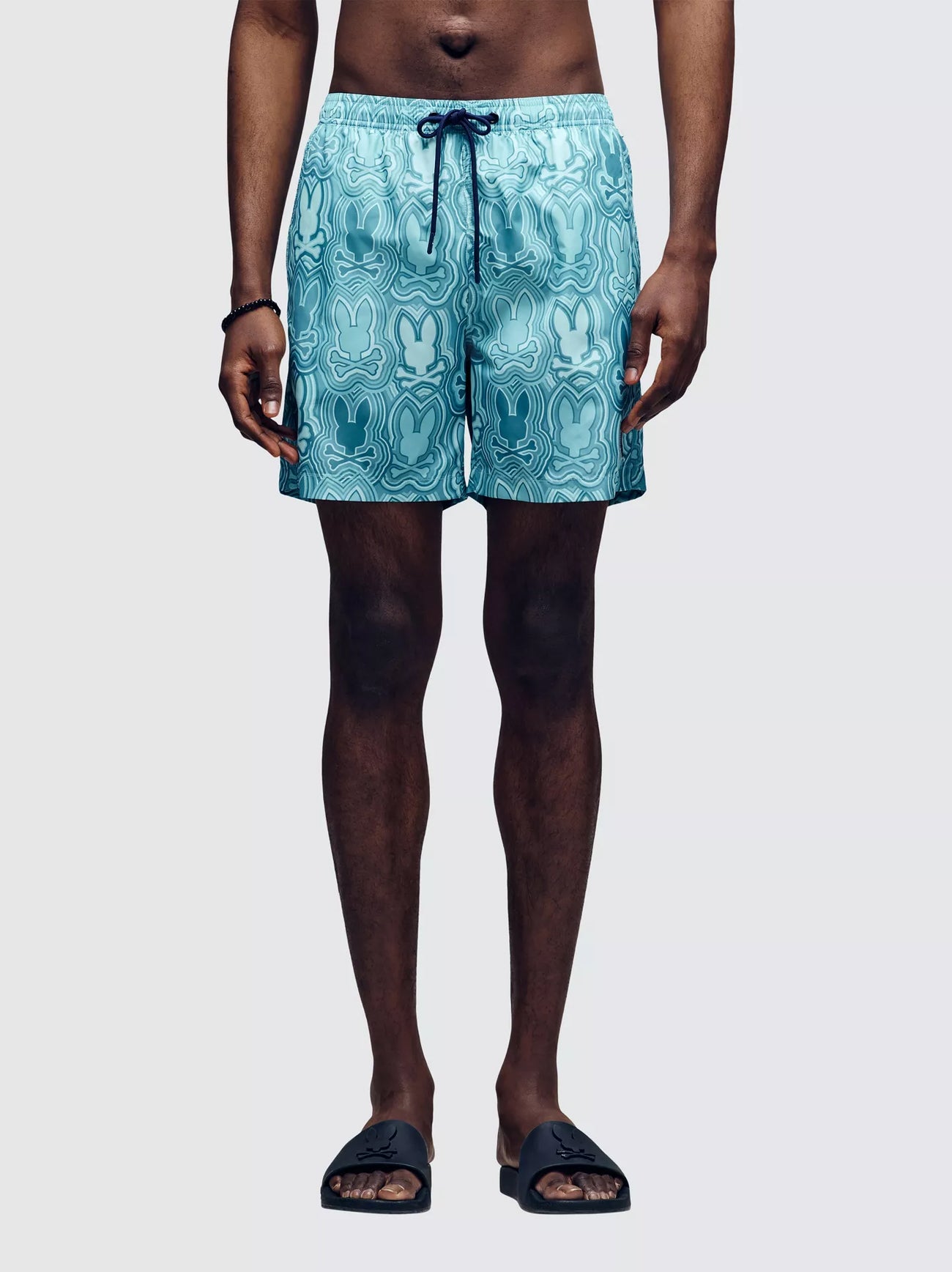 Mens Milky Blue Chuck Lightweight Swim Short