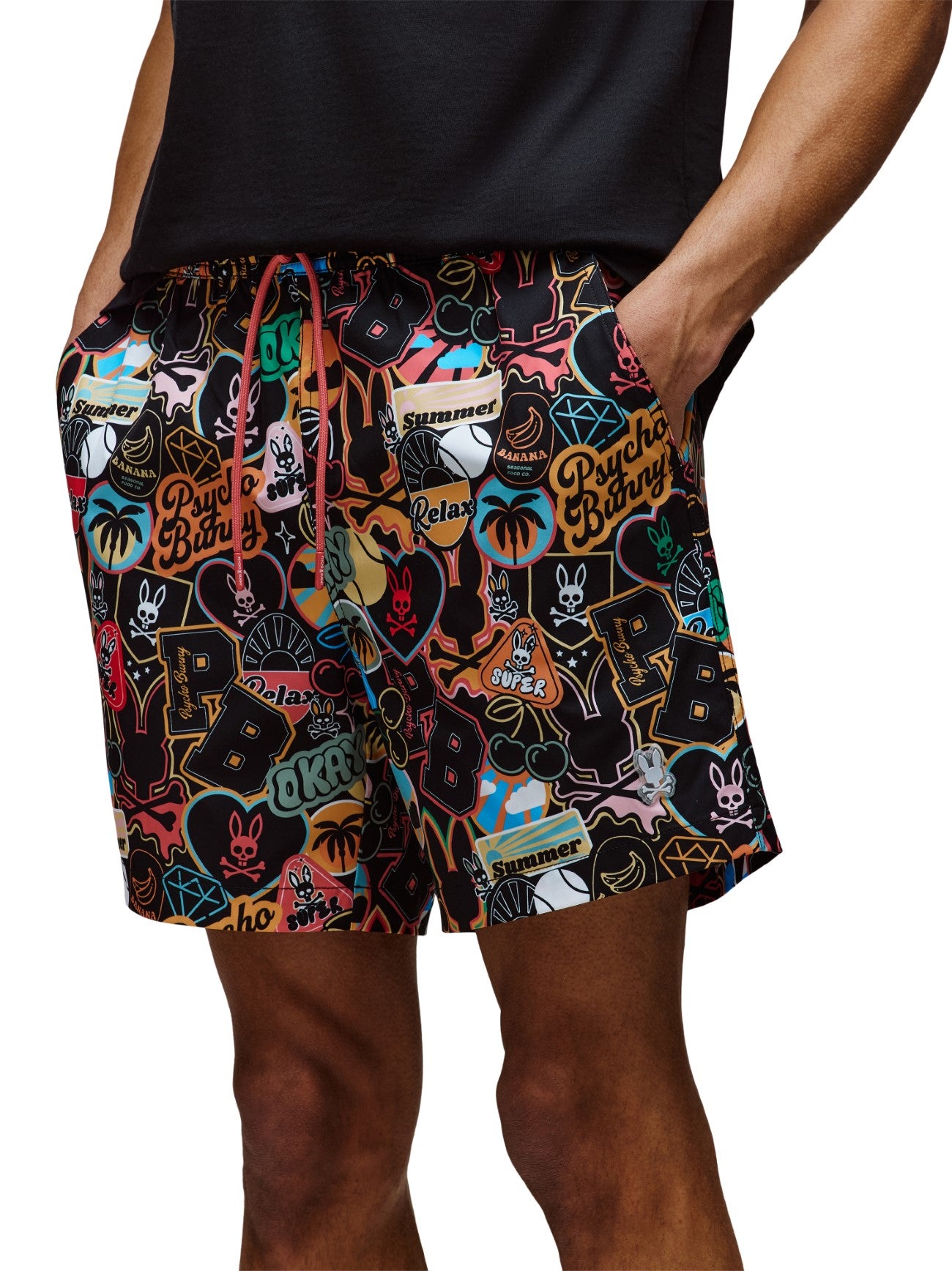 Mens Black Marco Swim Short