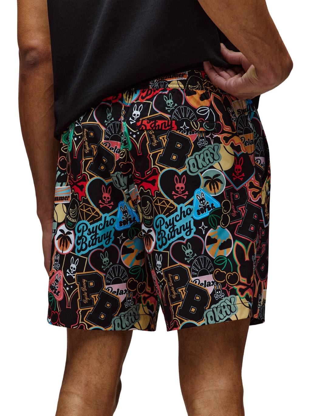 Mens Black Marco Swim Short