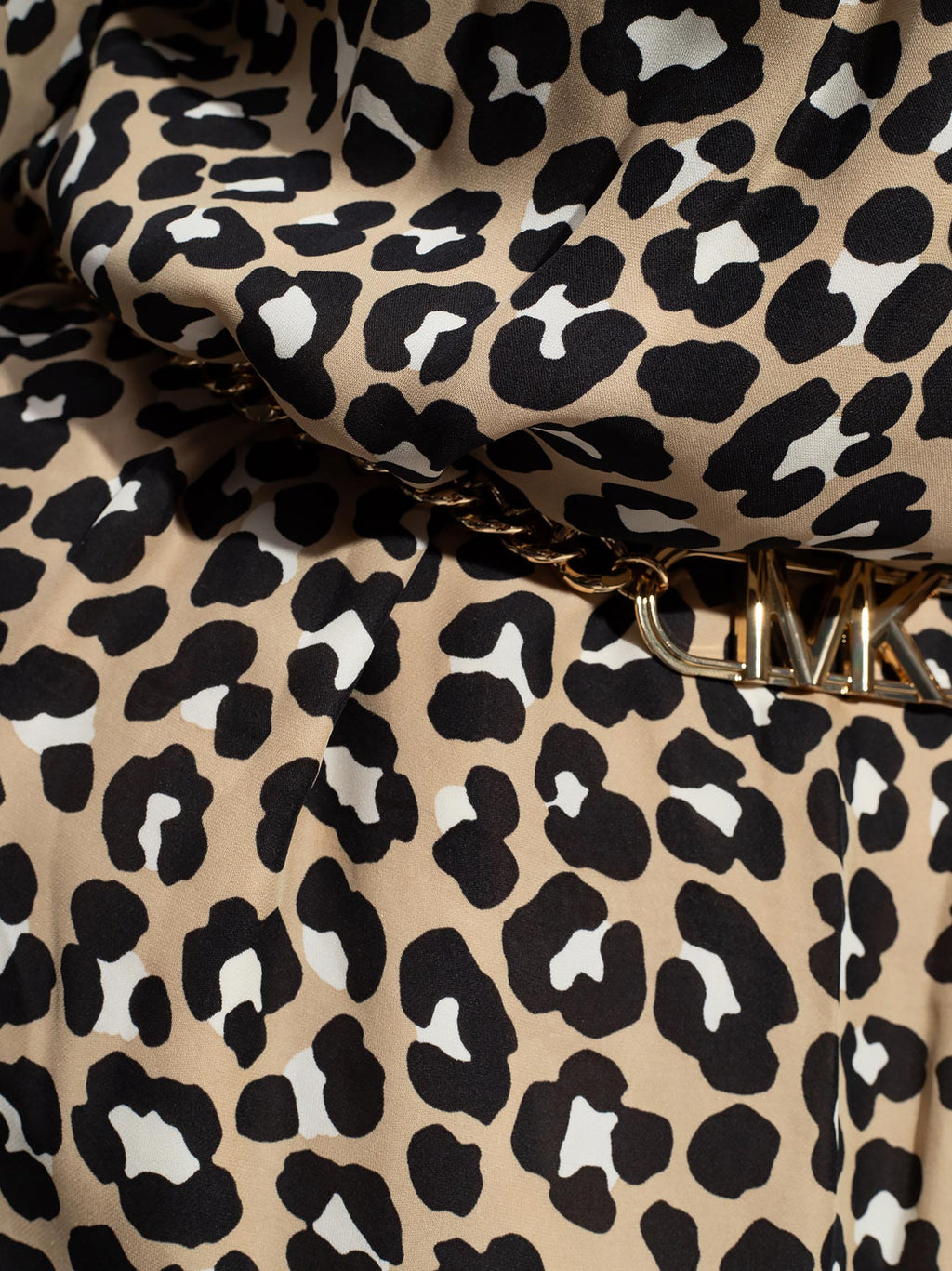 Womens Khaki Black Cheetah Mini Dress